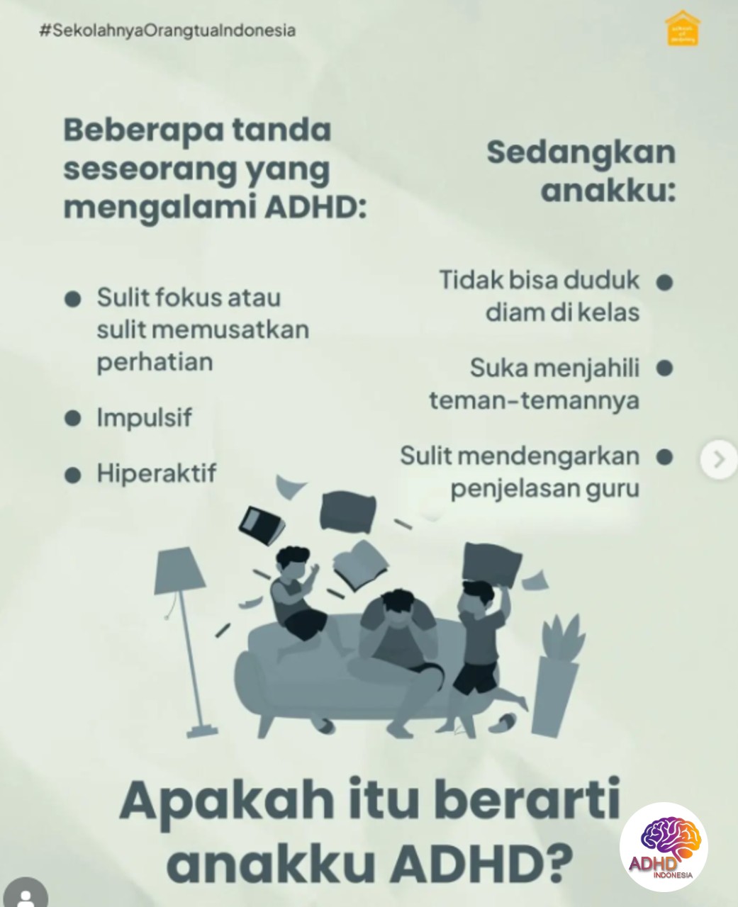 Ciri dan Gejala ADHD pada Anak Usia Dini di Provinsi Sumatera Utara